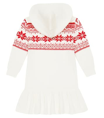 Robe à capuche en coton mélangé | Polo Ralph Lauren Kids