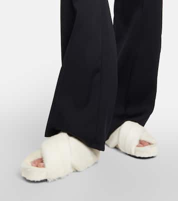 Sandalen aus Shearling | Jil Sander