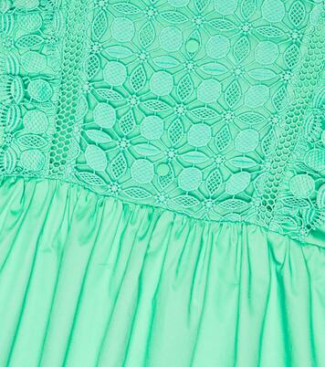 Ruffled lace dress | Self-Portrait Kids