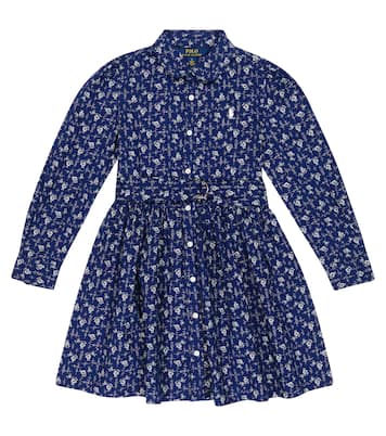 Floral cotton shirt dress | Polo Ralph Lauren Kids