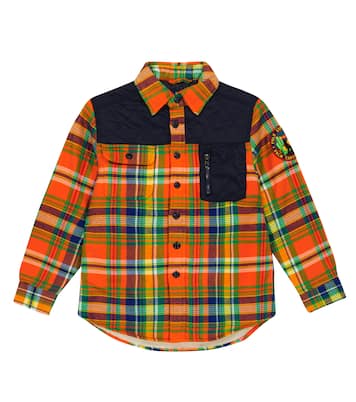 Camicia in flanella di cotone a quadri | Polo Ralph Lauren Kids