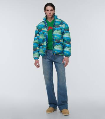 Quilted printed down jacket | ERL