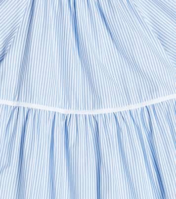 Striped cotton poplin dress | Il Gufo