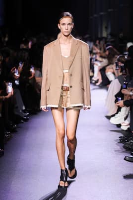 Low-rise denim miniskirt | Miu Miu