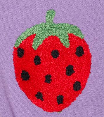 Embroidered cotton jersey sweatpants | Mini Rodini