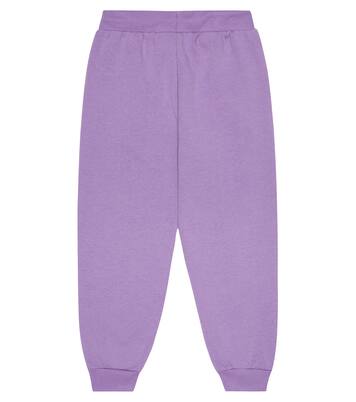 Embroidered cotton jersey sweatpants | Mini Rodini