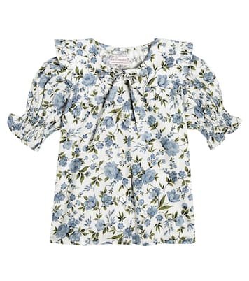Bébé – Chemise Vanda en coton à fleurs | La Coqueta