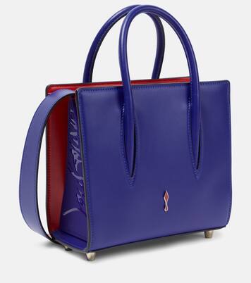 Paloma Mini velour and leather tote bag | Christian Louboutin