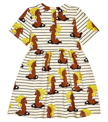 Robe Seahorse imprimée en coton mélangé | Mini Rodini