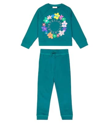 Printed sweatshirt and sweatpants set | Stella McCartney Kids