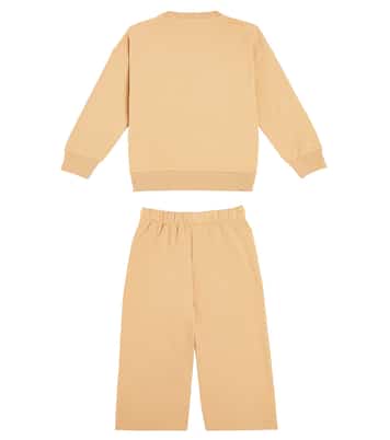 Fleece sweatshirt and sweatpants set | Il Gufo