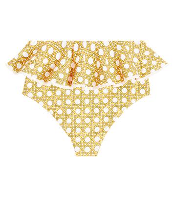 Aman ruffled bikini bottom | Marysia Bumby