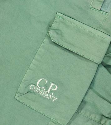 Cotton-blend gabardine cargo pants | C.P. Company Kids
