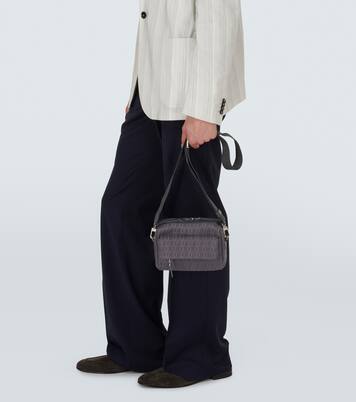 Zip N Flap logo jacquard messenger bag | Christian Louboutin