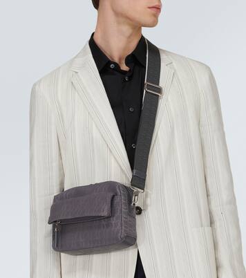 Zip N Flap logo jacquard messenger bag | Christian Louboutin
