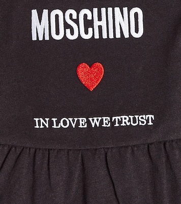 Baby - Abito in jersey di cotone | Moschino Kids