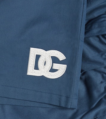 DG cotton-blend jersey shorts | Dolce&Gabbana Kids