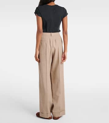 Pantalon ample Tor en laine vierge | The Row