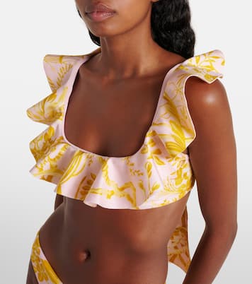 Golden floral bikini | Zimmermann