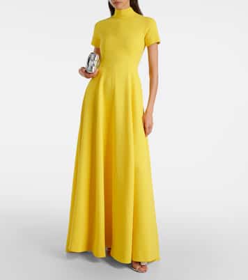 Robe longue Malinda en laine | Emilia Wickstead