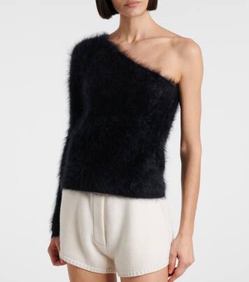 Dae one-shoulder cashmere top | Lisa Yang