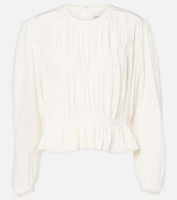 Gelina crêpe de chine blouse | Isabel Marant