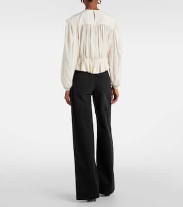 Gelina crêpe de chine blouse | Isabel Marant