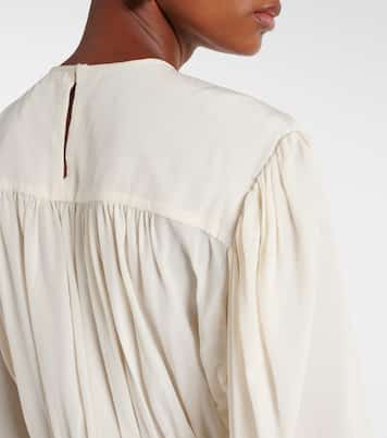Gelina crêpe de chine blouse | Isabel Marant