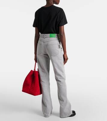 Jeans flared de tiro alto | Bottega Veneta