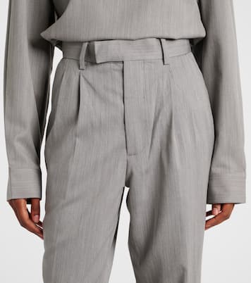 بنطلون من الصوف بقصّة مستقيمة  | Jacques Wei