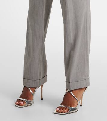 بنطلون من الصوف بقصّة مستقيمة  | Jacques Wei