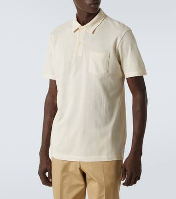 Riviera cotton polo shirt | Sunspel