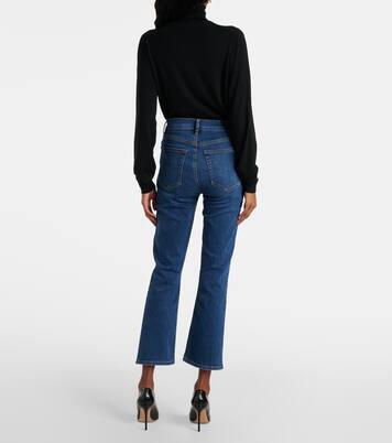 Le High Straight cropped straight jeans | Frame
