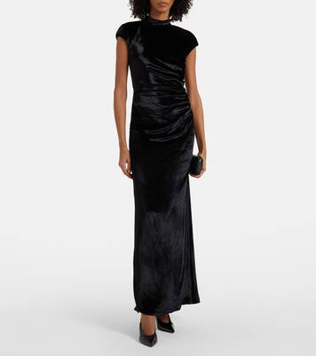 Robe Tina aus Samt | Staud