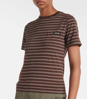 T-Shirt aus Baumwolle | Miu Miu