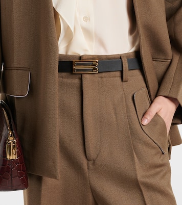 Frame leather belt | Victoria Beckham