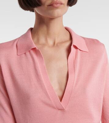 Polopullover Frank aus Kaschmir und Seide | Gabriela Hearst