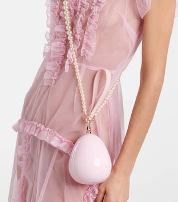 Bolso cruzado Egg Micro con piel | Simone Rocha