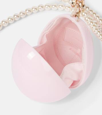 Bolso cruzado Egg Micro con piel | Simone Rocha