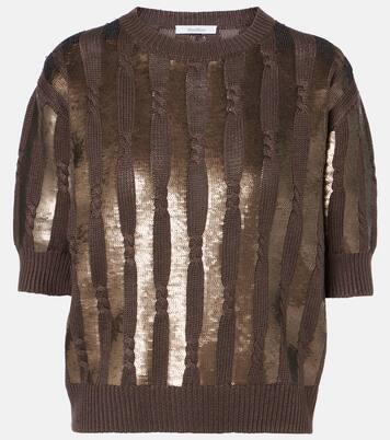 Top Empoli en lin à sequins | Max Mara