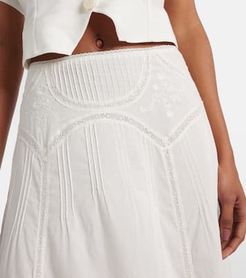 Bestickter Maxirock Vienne aus Baumwolle | Rixo