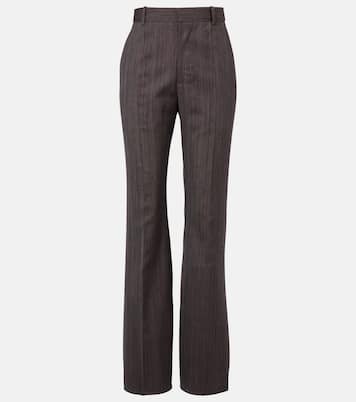 High-Rise-Hose aus Wolle | Bottega Veneta