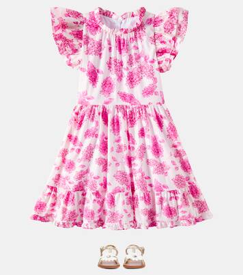 Floral ruffled cotton dress | Tartine et Chocolat