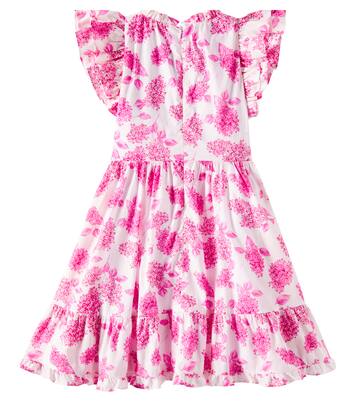 Floral ruffled cotton dress | Tartine et Chocolat
