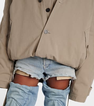 Gabardina de algodón deconstruida | Balenciaga