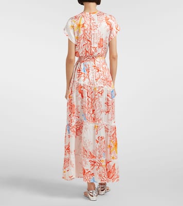 Bedrucktes Hemdblusenkleid | Poupette St Barth