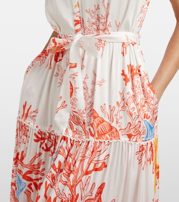 Bedrucktes Hemdblusenkleid | Poupette St Barth