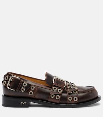 Buckle Belt leather loafers | Mach & Mach