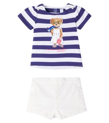 Baby - T-shirt e shorts Polo Bear in cotone | Polo Ralph Lauren Kids