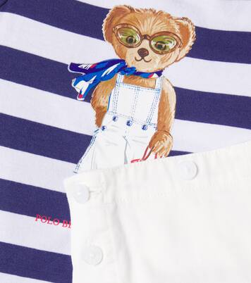 Baby - T-shirt e shorts Polo Bear in cotone | Polo Ralph Lauren Kids